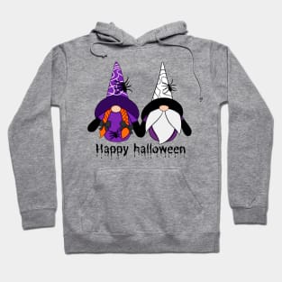 Happy Halloween! Cute Halloween Gnomes Spiders Autumn Vibes Halloween Thanksgiving Hoodie